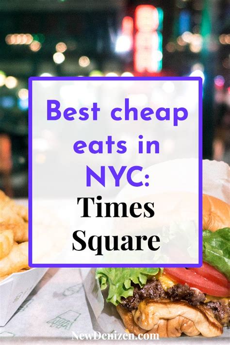 cheap eats in times square area